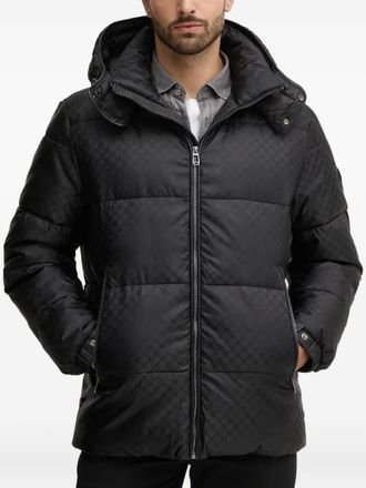 Joop quilted monogram jacket - Black