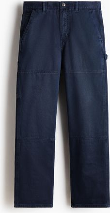 H&M Carpenterhose in Regular Fit - Blue