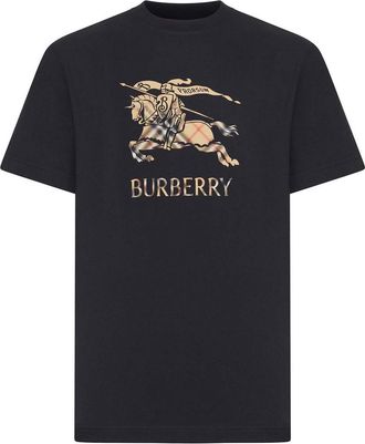 Burberry Cotton T-Shirt With Shades Of Ekd