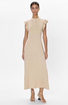Rebecca Taylor Rhea Sweater Midi Dress in Oatmeal at Nordstrom, Size X-Small