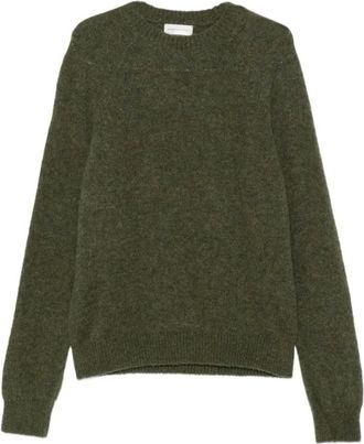 Dries Van Noten Melbourne Trui - Heren - Truien - Groen - Maat: L Zijde