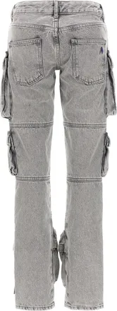 The Attico Essie Cargo Pants - Gray