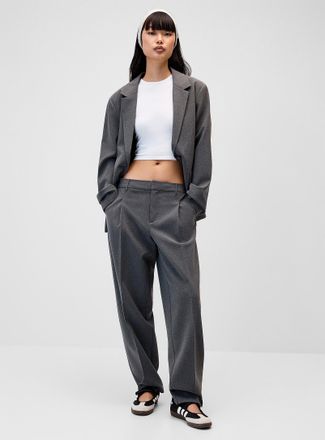 Twik Womens Pleated high-waist wide-leg dress pant Lola fit