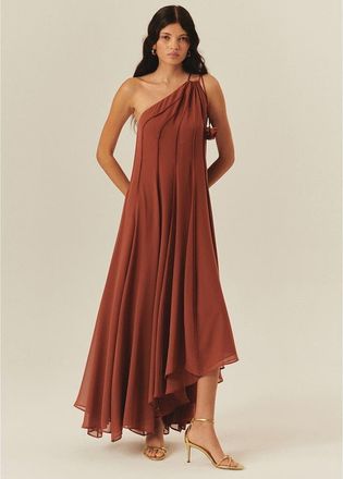 Exquise Paislee Maxi Dress in Brown at Nordstrom, Size Medium