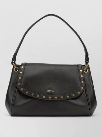 Isabel Marant small lamb leather clutch bag