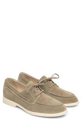 Nero Giardini Boat Shoe in Taupe at Nordstrom, Size 7-7.5Us