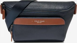 Cole Haan Mens Damon Crossbody Bag - Blue