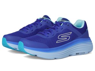 Skechers Mens Max Cushioning Endeavour Sneaker, Blue Synthetic/Textile, 10.5 UK