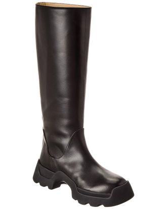 Proenza Schouler Stomp Leather Knee-High Boot
