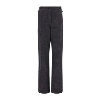 Ferragamo Sportbroek - Dames - Broeken - Blauw - Maat: 2XS