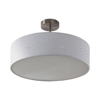 Lindby Lindby - L&aacute;mpara De Techo umma En Blanco Textura, Tela, Tejido, Seda