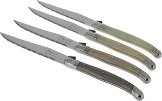 French Home Laguiole Neutral Tones Steak Knives - Set of 4 in Multi Color at Nordstrom Rack