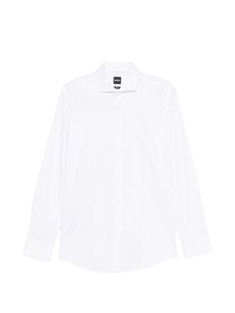 HUGO BOSS White Cotton Shirt