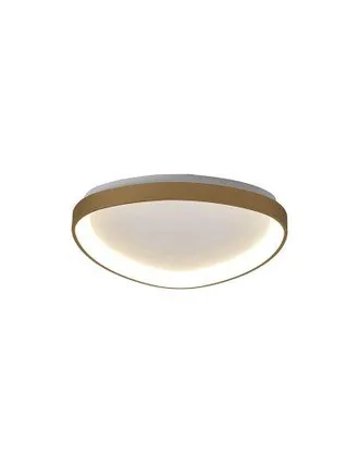 Mantra Mantra Plaf&oacute;n De Techo Led Triangular Niseko Ii Oro Con Mando, Regulable 2700k-5000k Grande O Peque&ntilde;o
