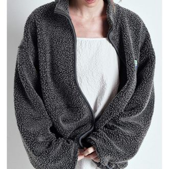 American Vintage Jasje met lange mouwen en opstaande kraag, HOKTOWN