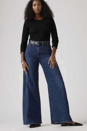 Levi's Vaqueros 728 de pierna ancha y tiro alto - Mujer - 24X30 - Lavado oscuro / Woodstock Wide Leg