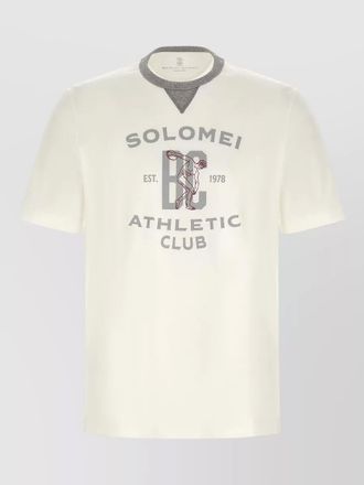 Brunello Cucinelli printed cotton t-shirt