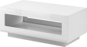 Petits Meubles Mesa de centro tableros de aglomerado laminados blanco