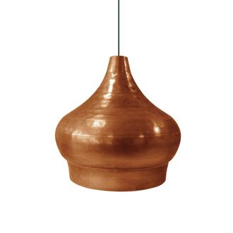 Tosel Suspensi&oacute;n campana metal cobre D22 cm