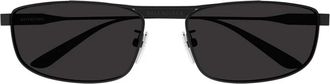 Balenciaga Bb 0451S Zonnebrillen - Heren - Zonnebrillen - Zwart - 61 MM - Accessoires