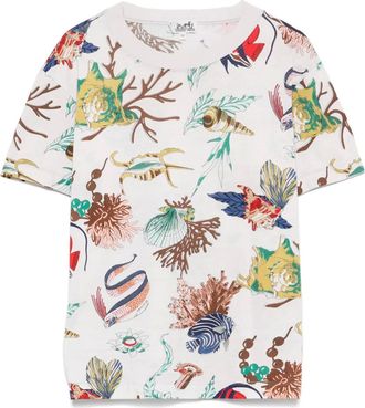 Hermès T-shirt con stampa - Toni neutri