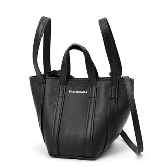 Balenciaga Black Leather Tote Bag (Pre-Owned)