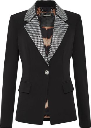 Philipp Plein Cady Blazer Crystal with Crystals