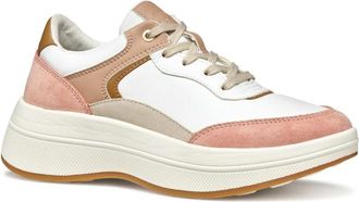 Geox Spherica Ecub-3 - Dames - Sneakers - Wit - 39 EU - Leer - Schoenen