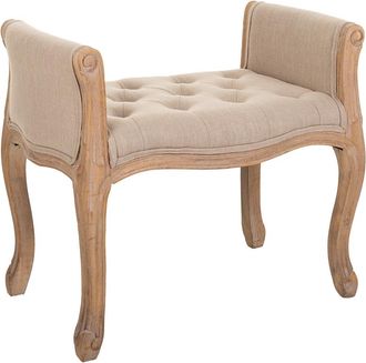 Wanderlust Deco Wanderlust Deco - Banco De Madera Beige 71x 48x45/60 Cm