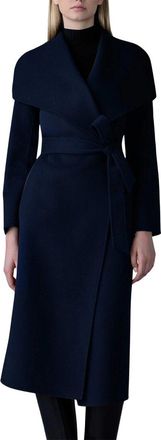 Mackage Wool & Leather Wrap Coat