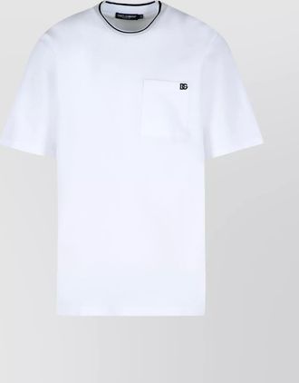 Dolce & Gabbana cotton piqu&eacute; t-shirt