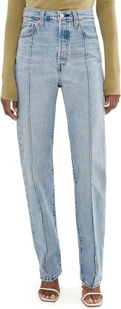 Levi's Ribcage Full Length Womens Jeans What Now : 28 32, Cotton/Denim/Elastane