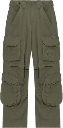 Balmain Cargo Broek - Heren - Wijde Broeken - Groen - XL - Katoen - Broeken