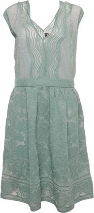 Missoni Abito corto con scollo a V - Blu