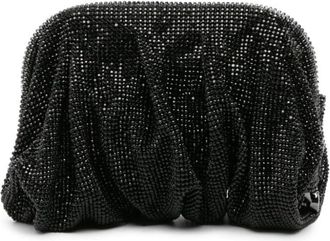 Benedetta Bruzziches Venus rhinestoned clutch bag - women - Metal - OS - Black