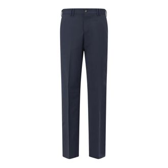 Pantaloni Torino Broeken, Heren, Blauw, S, Wol, Kostuumbroek