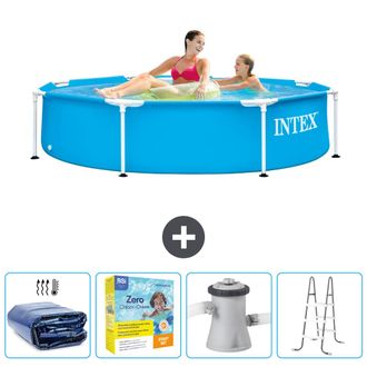 Intex Piscina Con Estructura Redonda - 244x51 Cm - 7-piezas Scb13