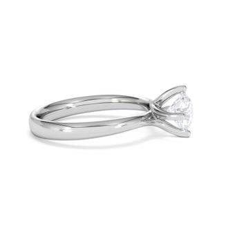 The Diamond Store 1 Carat Diamond Engagement Ring Lily Lab F/VS1 18K White Gold