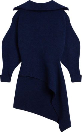 Givenchy Ribbed Knit Tunic - Navy