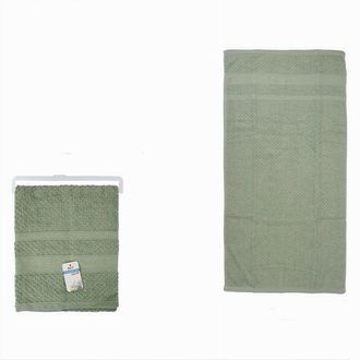Trade Shop Trade Shop - Asciugamano Da Bagno Telo In Cotone Morbida 70 X 140 Cm 410gr Colore Verde 79492