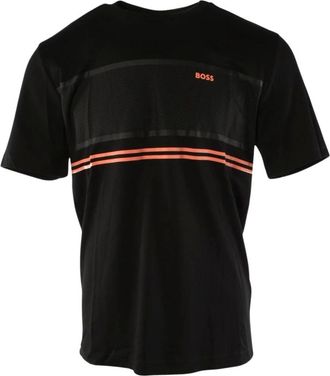 HUGO BOSS Hombre, Camisetas, Negro, Talla: M