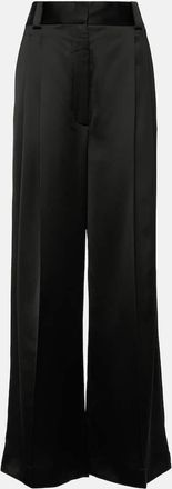 Khaite Simone pleated wide-leg pants