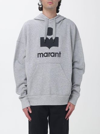 Isabel Marant Felpa con cappuccio relaxed fit in cotone con logo a contrasto
