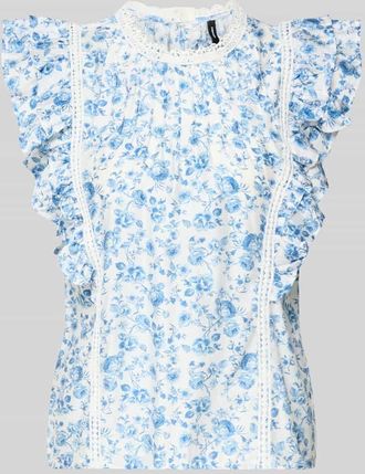 Vero Moda Regular Fit T-Shirt aus Viskose-Mix Modell BLISS in Hellblau, Gr&ouml;&szlig;e XL