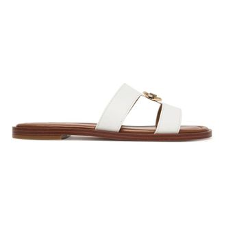 Michael Kors Sliders, female, White, Size: 7 1/2 US Erin Sandal