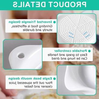 OEM Dailygoods - Juego De Ralladores - Plato Rallador De Cer&aacute;mica Con Boquilla Para Verter - Mini