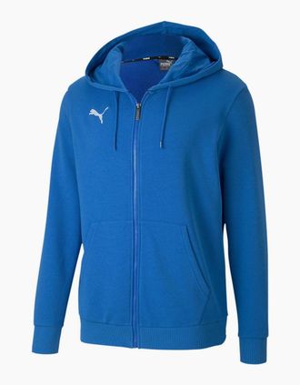 Puma Mens Teamgoal 23 Casuals Zip Hoodie - Elec Blu Lem - Size: 38