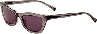 Kate Young for Tura Womens 53mm Grey Sunglasses