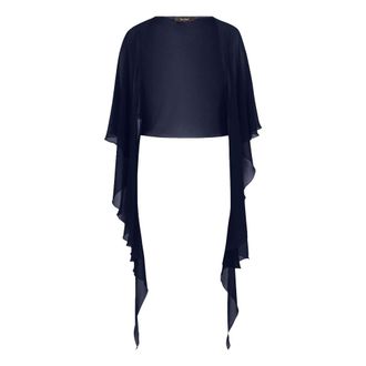 Vera Mont Jassen, Dames, Blauw, S, Chiffon, Chiffon Stole