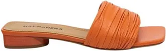 Halmanera Baron Slider - Dames - Sandalen - Oranje - 41 EU - Leer - Schoenen